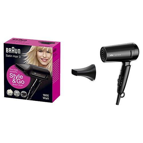 Braun Satin Hair 3 HD350 Style&Go Asciugacapelli da Viaggio agli Ioni