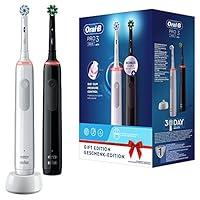 Oral-B Pro 3-3900 Spazzolino Elettrico con 2 Spazzolini, 3 Modalità di...